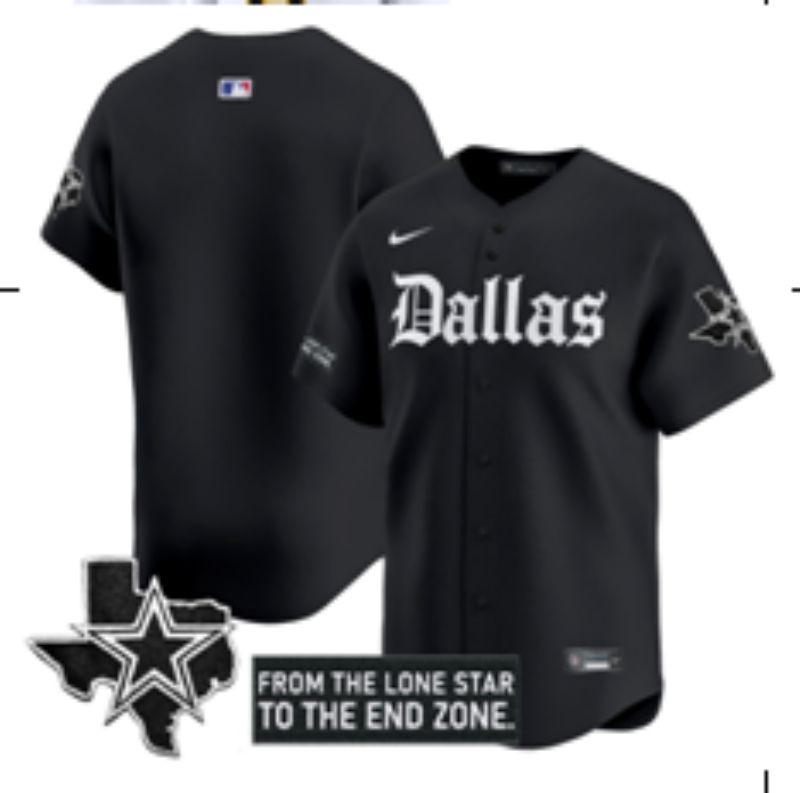 Men 2025 Dallas Cowboys Blank Black 5th generation Joint Name Nike Limited NFL Jersey style 01